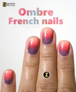 Ombre French nails