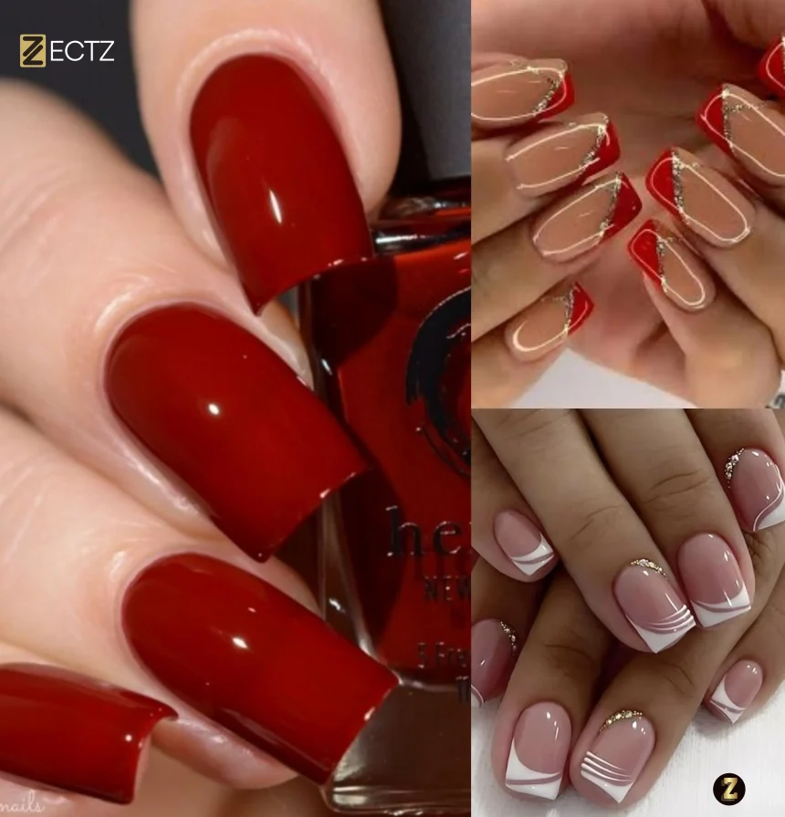 Nails Red Design