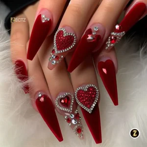 Heart Nail Art