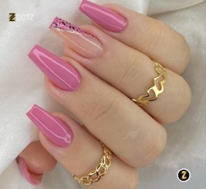 Pink Perfection nails